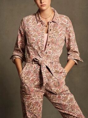 Anthropologie Paisley Utility Jumpsuit💐